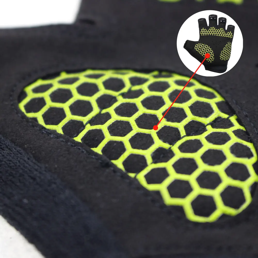USA blue half finger cycling gloves/wholesale personalized mountain bicycle mittens/hand smart pro team racing gel bike gloves 3