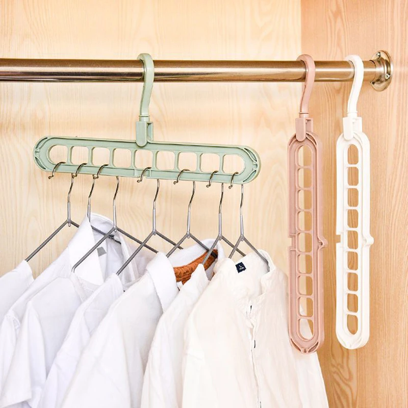 Multi port Support Circle Clothes Hanger Clothes Drying Rack