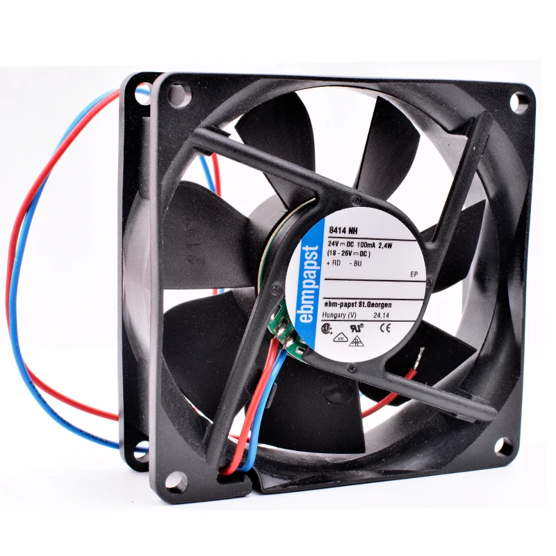 Brand new original 8414 NH 8cm 80mm fan 8025 DC24V 2.4W Server inverter cooling | Компьютеры и офис