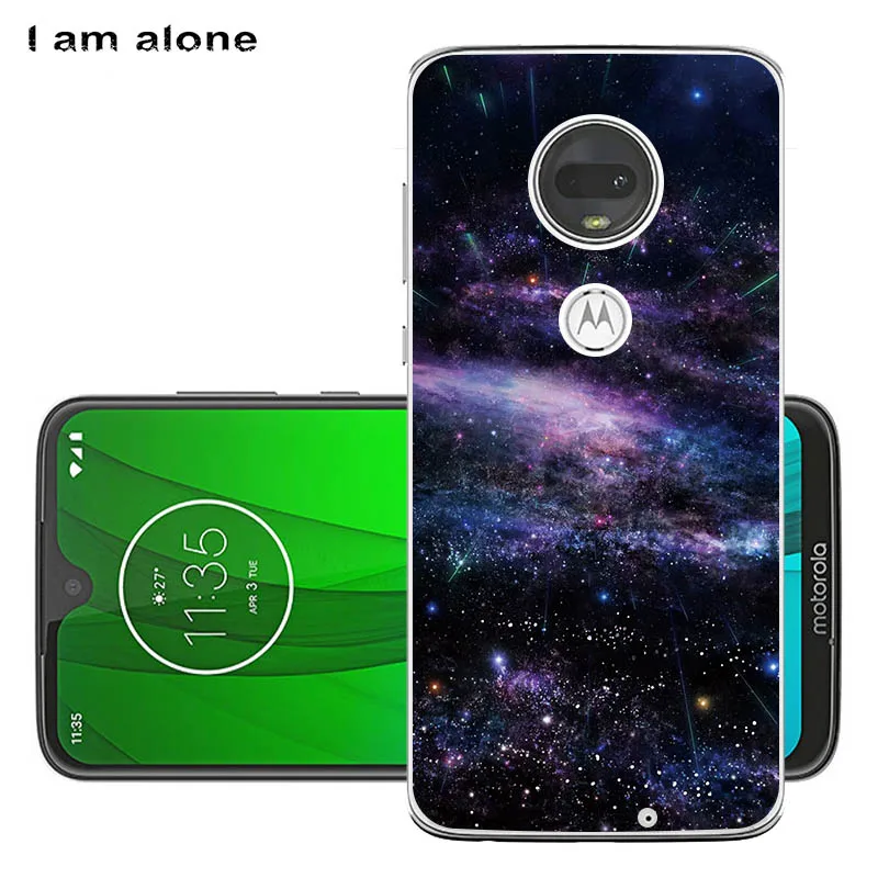 Чехлы для телефонов I am alone для Motorola Moto G7 G7 Play G7 power из мягкого ТПУ для мобильных телефонов модные сумки для Moto G7 - Цвет: Soft TPU U28