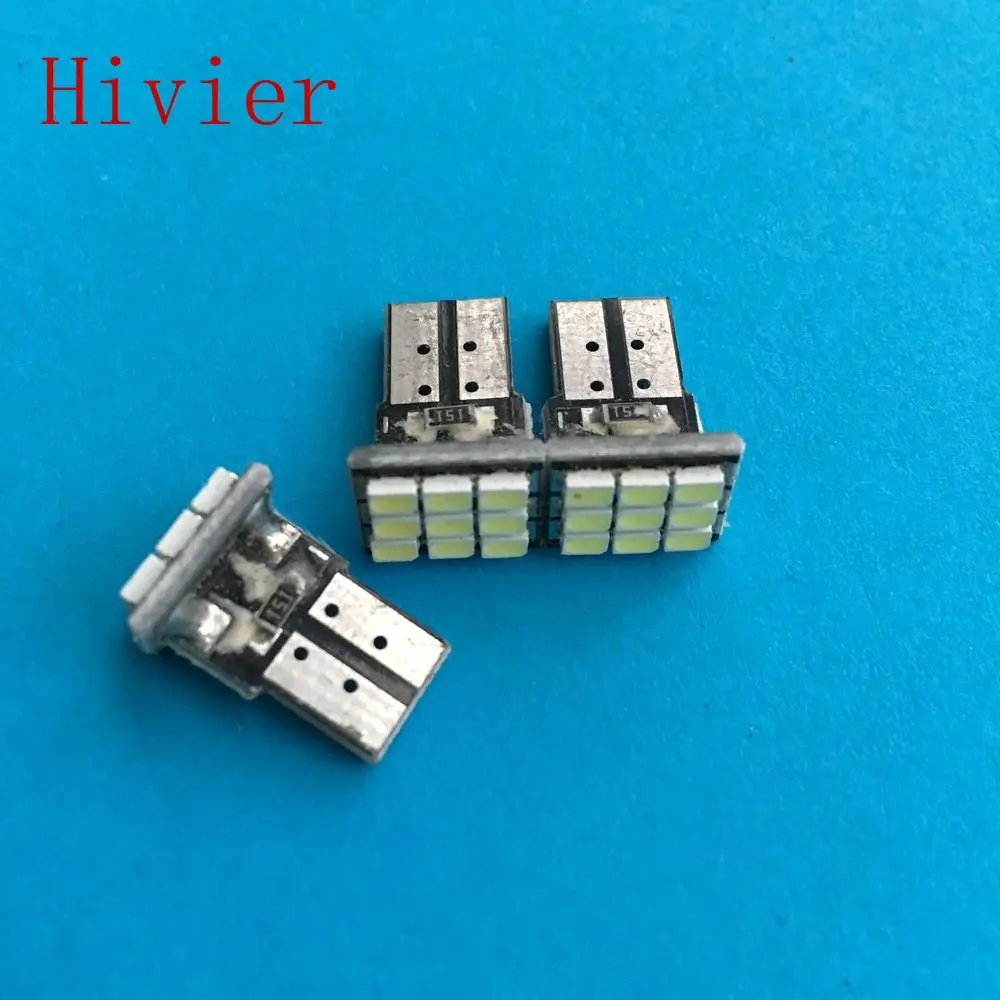 High Quality 10X white T10 W5W 194 168 9smd 1206 3020 9 SMD Car LED Auto Marker Bulbs Interior Lamps Clearance Lighting 12V