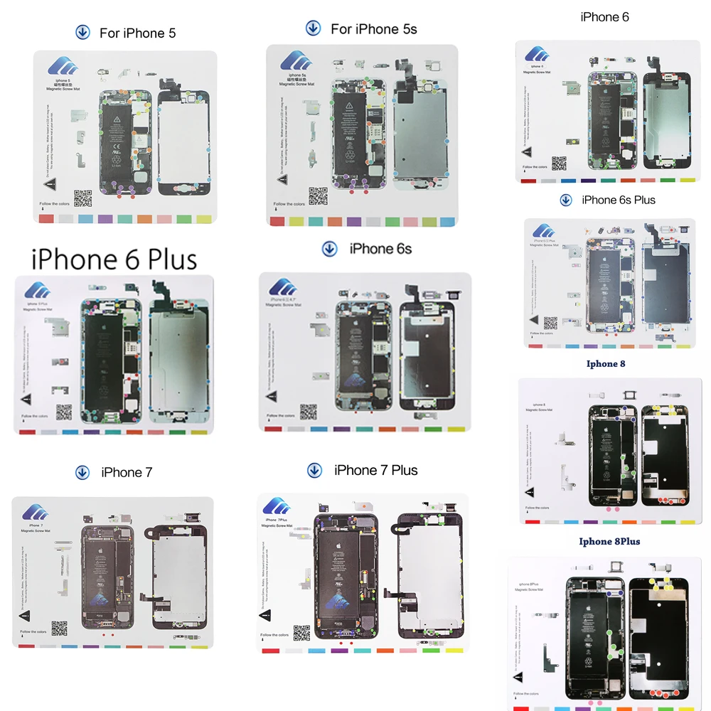 Mobile Phone Tablet Screw Storage Repair Pad