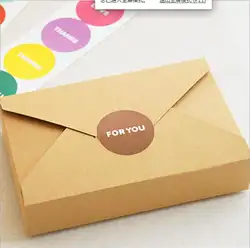 100 шт. 19.5*12.5*4 см белый/коричневый крафт-Бумага конверт коробки для конфет/Еда/ свадебные/ювелирные изделия Подарочная коробка упаковочные