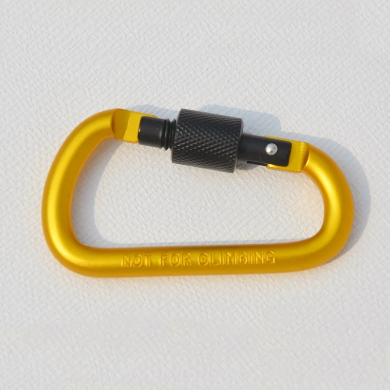 8 см Алюминий сплав пружинный карабин d-образное кольцо брелок для ключей с карабином многоцветные Кемпинга Брелок-Карабин Комплект для наружного путешествия оттяжек