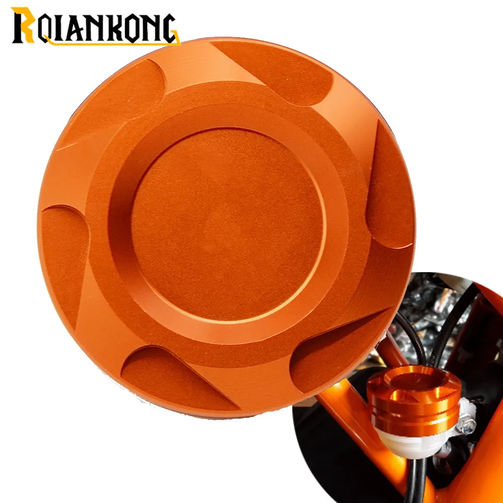 

Motorcycle CNC Radiator Water Pipe Cap Cover Automotive Parts Brake Fluid Reservoir Cap For KTM DUKE200 DUKE390 2014-2017
