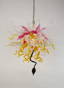 

Free Shipping Mini European Cheap 100% Hand Blown Glass Chandelier Lighting For House Deco