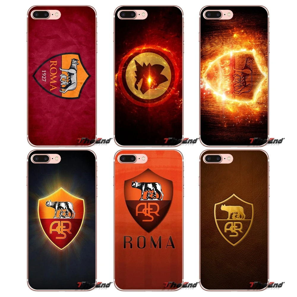 Как логотип Roma футбольные фанаты Clubhouse чехол для Samsung Galaxy S3 S4 S5 MINI S6 S7 edge S8 Plus Note 2 3 4 5