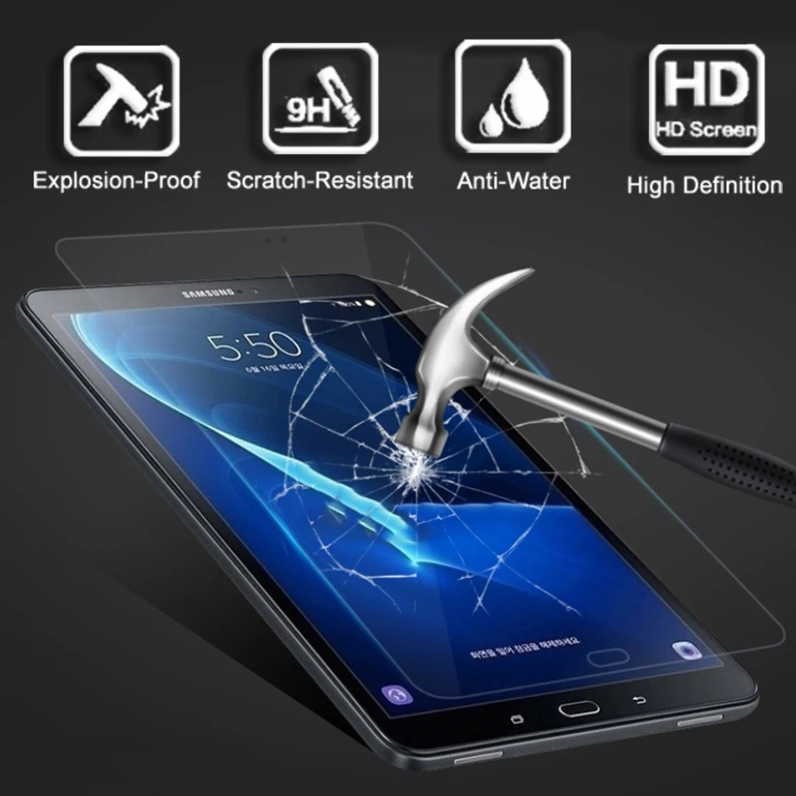 Защитное стекло для планшета Samsung Tab A 10 1 A6 2016 E 9 6 4 7 8 0 t Glas tremp защита от Wi Fi|Защитные
