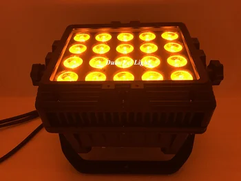 

10pieces ip65 led wash stage rgbwa dmx wall washer led 20x15w outdoor flood light washer led city color rgbwa