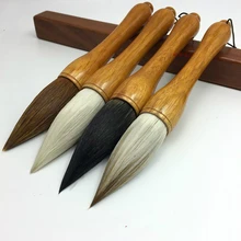 Экстра большой Хоппер-фигурные макияжные кисточки ручка Китайская каллиграфия Pratice для нового начинающего китайский пейзаж Живопись и каллиграфия