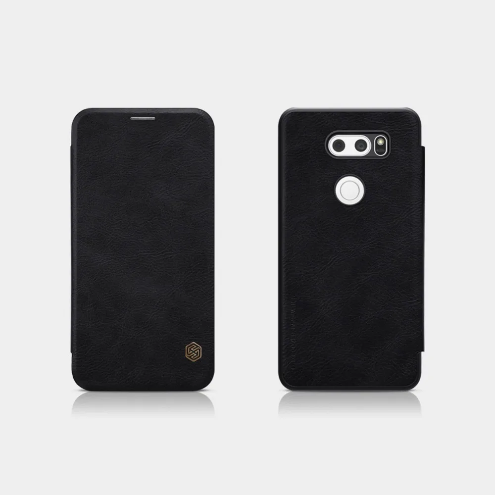 Кожаный чехол для LG V30 кейс чехол винтажные Qin Искусственная кожа жесткий пластиковый чехол-накладка чехол-кошелек для LG V30 мобильного телефона чехол
