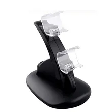 Dual USB Handle Gamepad Charger Dock Station For PS3 Controller LED Light for Sony PS4 PS3 Slim/Pro Joystick Parts Accessories