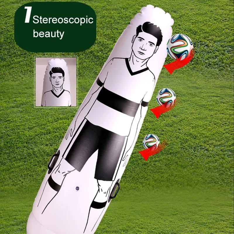 1,75 м надувной футбольный мяч для взрослых, тренировочный вратарь, тумблер, воздушный футбольный поезд, манекен, инструмент DX88
