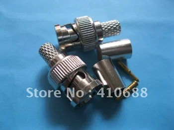 

60 Set 3-piece BNC Male Crimp Connector RG6 Hot Sale HIGH Quality
