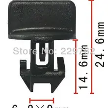 300 шт. фиксатор для GM 25535963 Ford N811772S Bulck Electra, LeSabre Park Ave& Skylark Cadillac DEVILLE Пластик зажим для автомобиля