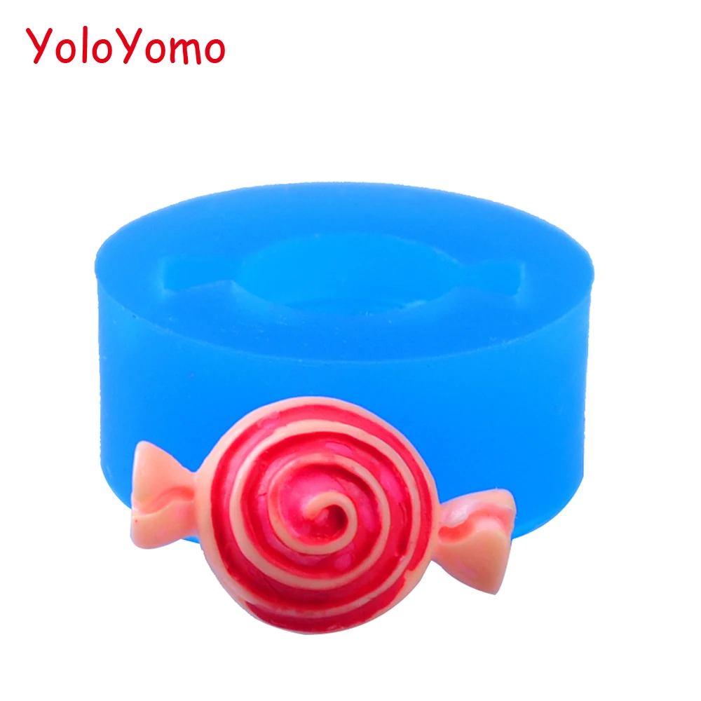 K008YL Bow Tie Candy Flexible Silicone Push Mold Cookie Mold Silicone