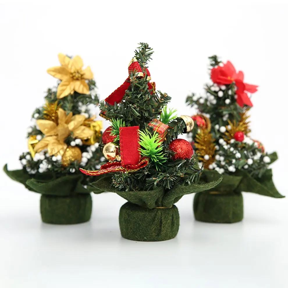 Mini Artificial Christmas Tree Indoors Decorations A Small Pine