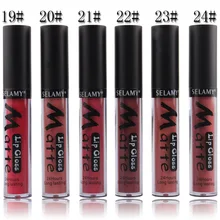 New Makeup Cosmetics Sexy Matte Liquid Lips Lipstick Batom 24 Colors Waterproof Maquiagem Moisturizer Lip