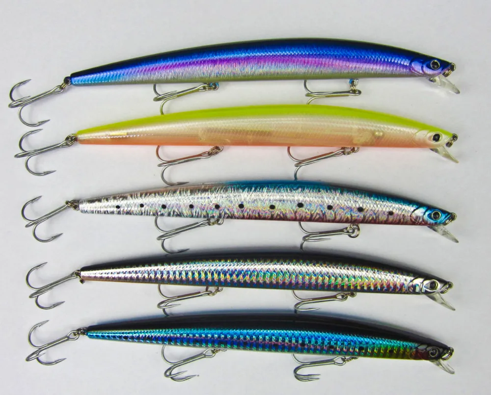 Saltwater Lure Seashot Minnow Pike Seabass Lure 175mm/30g long cast mechanism Dural Weightin