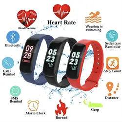 F602 IP67 Водонепроницаемый Bluetooth 4.0 Смарт Часы Heart Rate Приборы для измерения артериального давления умный Браслет Фитнес Спорт Смарт Браслет IPS