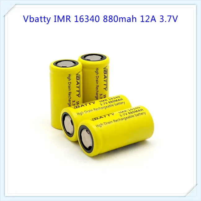 16340 880mah 6