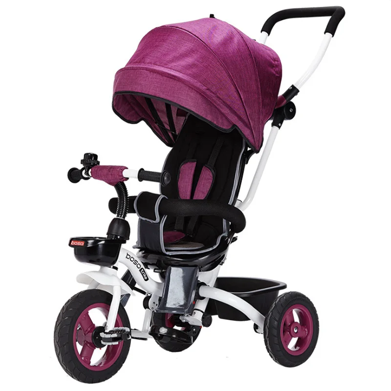 Коляска детская коляска для перевозки детский трехколесный велосипед детская коляска Регулируемая трехколесная коляска для младенцев