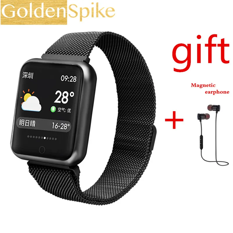 

Sports Smart Watch P68 fitness bracelet activity tracker heart rate monitor blood pressure for ios Android PK apple Smart Watch