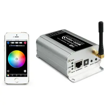 

WiFi-103 Controller;Support direct-connection or through a router two wifi connection modes;DC12-24V input;4A*3CH output
