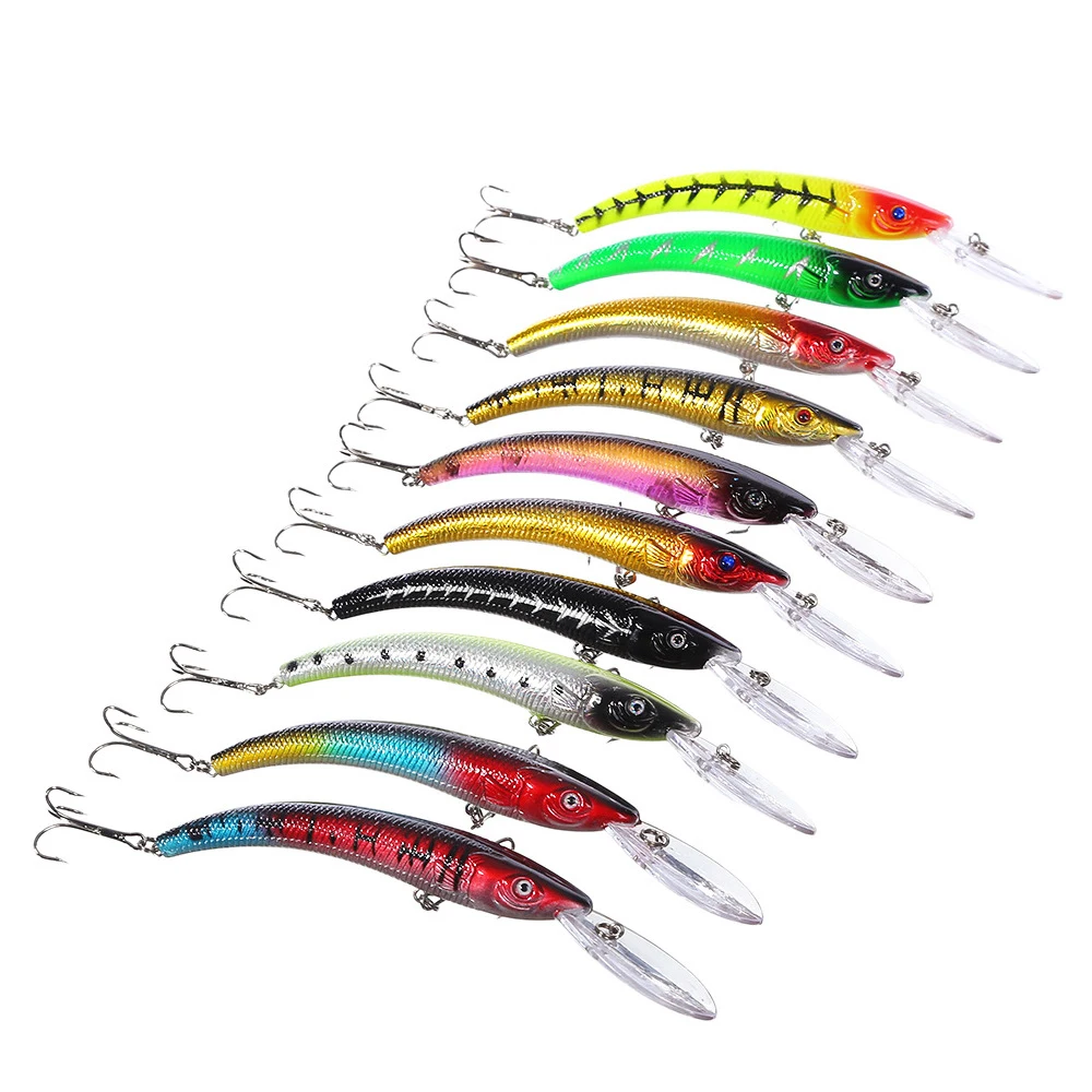  1PCS 15.5cm 16.3g Wobbler Swim bait Fishing Lure Big Crankbait Minnow Peche Bass Trolling Artificia
