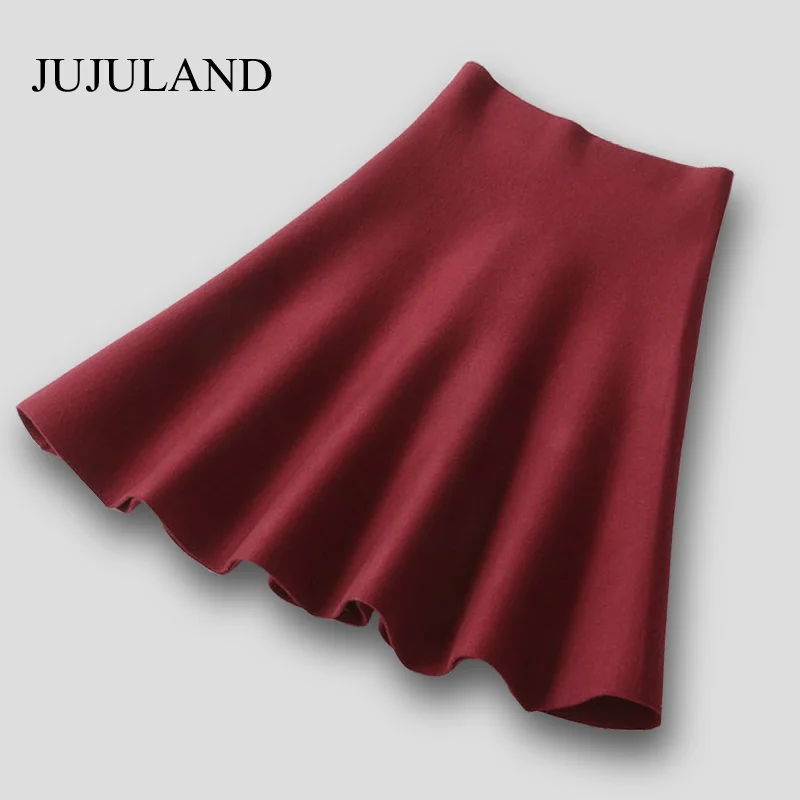 Autumn-Winter-Pleased-Skirts-Womens-2017-Knitted-Skirt-Short-High-Waist-Female-Mini-Skirt-Black-Korea