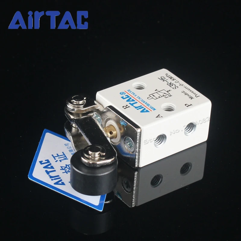 3 способ 2 положения механический клапан длинный роликовый рычаг пневматический контрольный клапан S3R-M5 AirTAC
