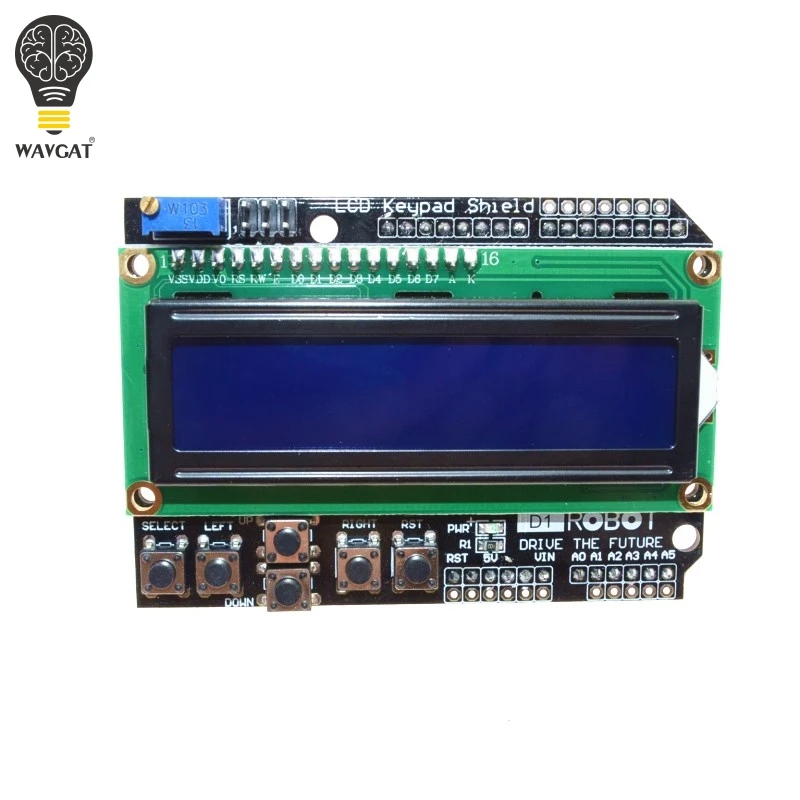 5 шт. ЖК-клавиатура Щит lcd 1602 lcd 1602 Модуль дисплей для Arduino ATMEGA328 ATMEGA2560 raspberry pi UNO синий экран