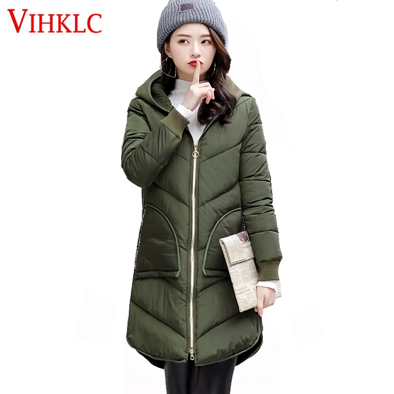 Зимняя новая женская модная повседневная бархатная куртка Женская парка с капюшоном Толстая теплая милая куртка с принтом H722