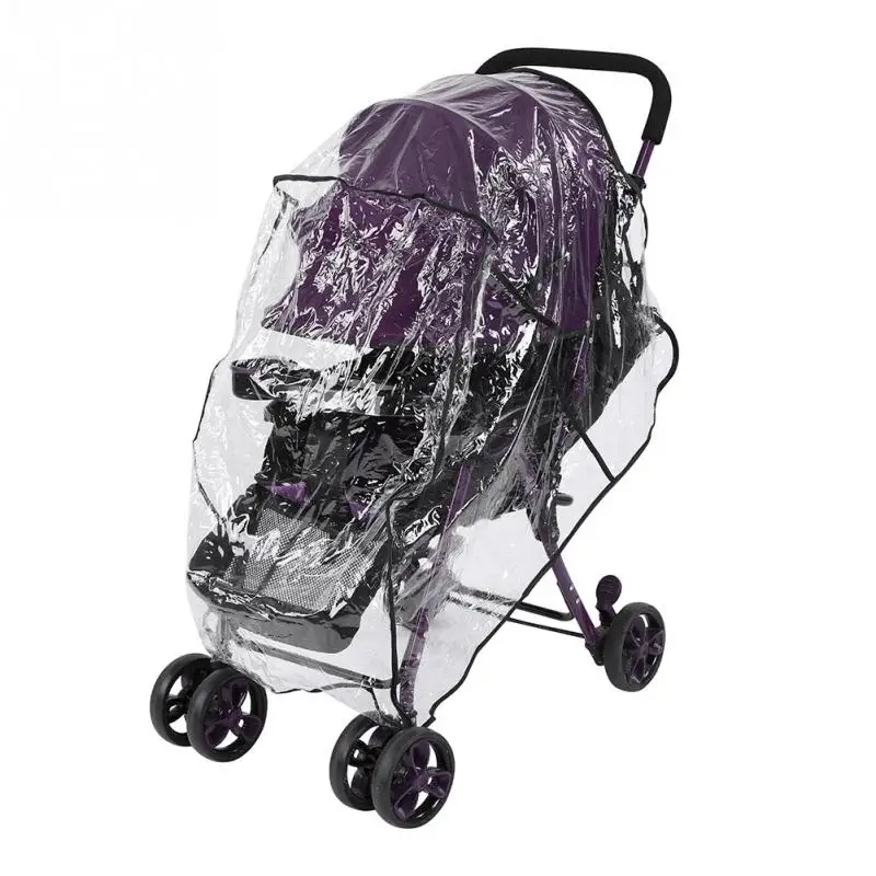 Waterproof Raincover for Stroller Prams Cart Dust Rain Cover Raincoat Baby Pushchairs Accessories Carriages | Аксессуары для
