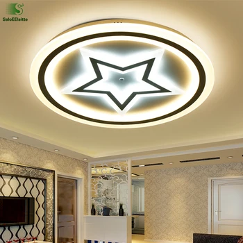 

Modern Simple Star Design Led Ceiling Lights Lamparas Acrylic&Metal Bedroom Led Ceiling Light Luminarias Ceiling Lamp Fixtures