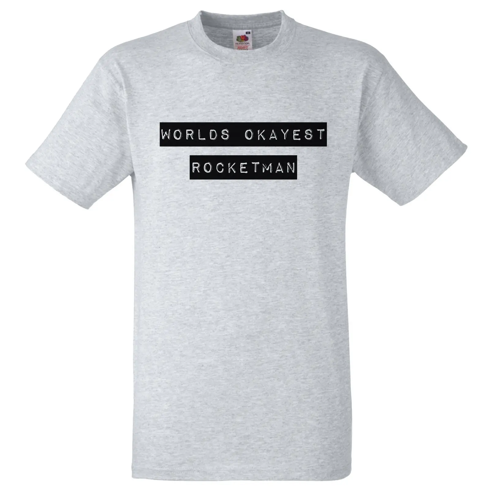 

WORLDS OKAYEST ROCKETMAN T SHIRT RETRO ROCKETMAN GIFT TEE Good Quality Brand Cotton Shirt Summer Style Cool Shirts