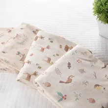 Органическая трикотажная ткань 160 натуральный хлопок с рисунком 190 см шириной г нижнее белье одежда ткань 10 метров маленькая NC09