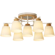 Скандинавский светодиодный потолочный светильник для гостиной Лофт Deco арт-кабинет спальня деревянный потолочный светильник для столовой Бар для чтения потолочные светильники блеск