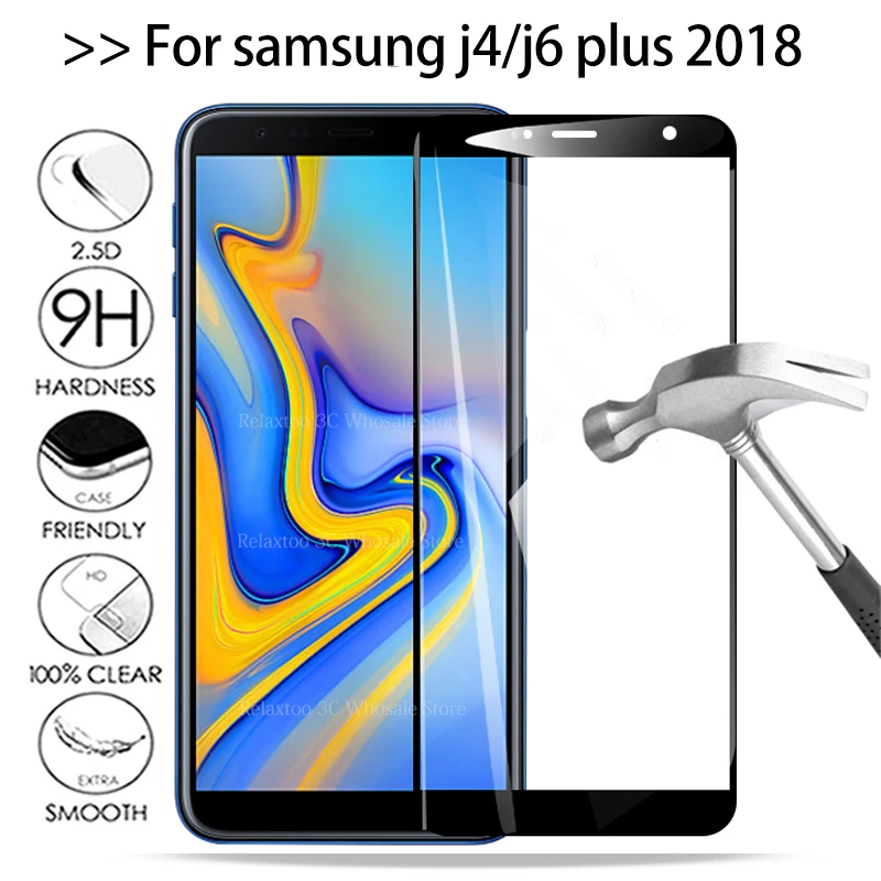 3D защитное стекло на J4 протектор экрана oh для samsung galaxy j6 plus закаленное стекло j 4 6 j4plus j6plus защитная пленка