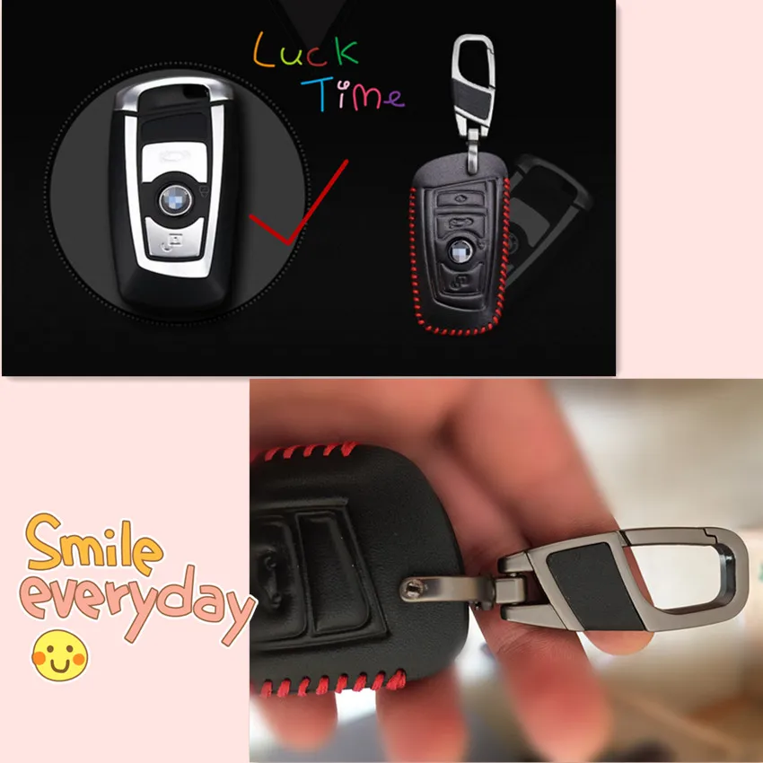 

FOR BMW X3 X4 F25 F26 3 series F30 F35 F32 5 series f10 f11 f18 f20 f22 1series accessories CAR-STYLING Fashion Cortex Key set