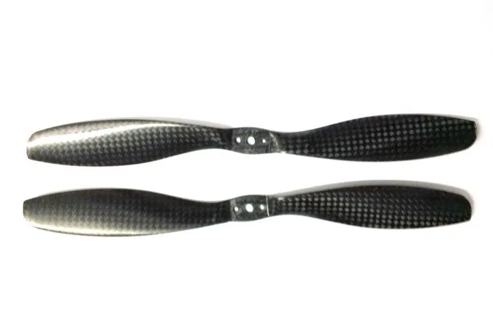 F08075 1PairsT Motor Style 8045 8 4 5 CF Carbon Fiber Propeller Prop for Quad Copter
