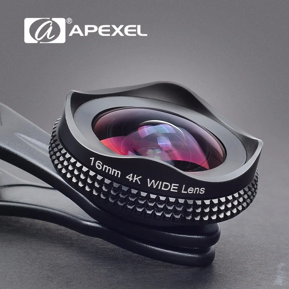 APEXEL PRO 16mm 4K wide angle circular polarizing CPL Filter wide lens