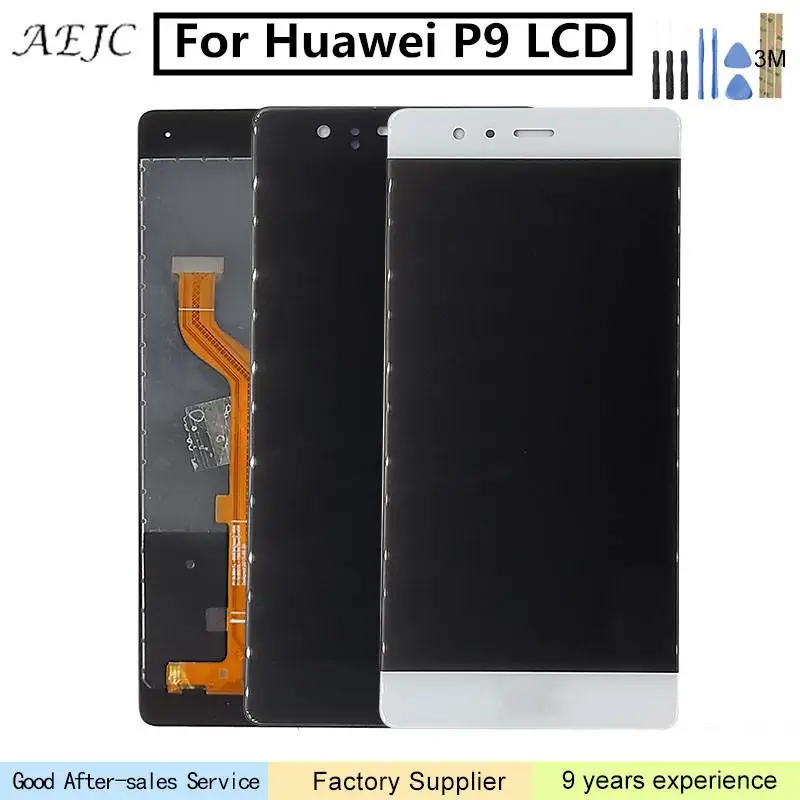 

5.2" LCD For HUAWEI P9 Display Touch Screen Digitizer Assembly for Huawei P9 EVA-L09 EVA-L19 with Free Tools
