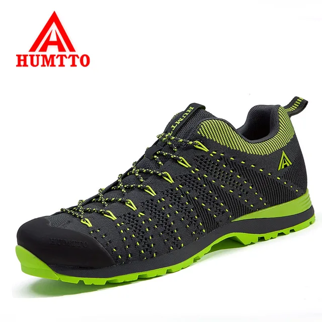 HUMTTO Men and Women Hiking Shoes Outdoor Sneakers Trekking Shoes Mountain Climbing Sports Shoes Wear Resistant Walking Shoes