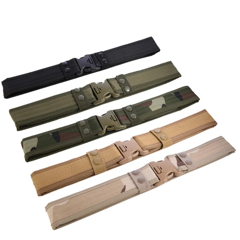 Tactical Belt Men Military Army SWAT Paintball Waist Belts Survival