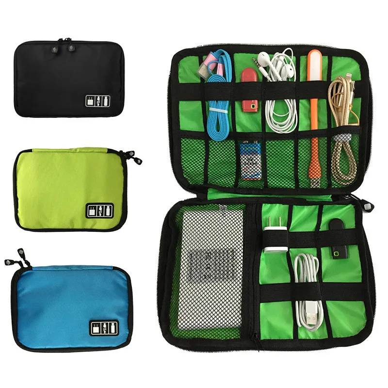 

Electronic Accessories USB Drives Case Organizer Bag Digital Storage Pouch Data Earphone Cable Outdoor Camping Equipment Travel