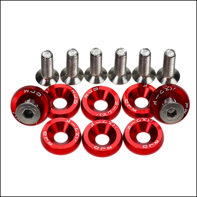 Fender Washers 1set=8pcs washers and bolt With logo Fender Washers