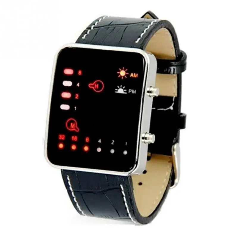 

Men Women Watch Digital Wristwatch Soft Black Silicone Band Sport Watches Army Clock reloj mujer Red Backlight Fashion Clock