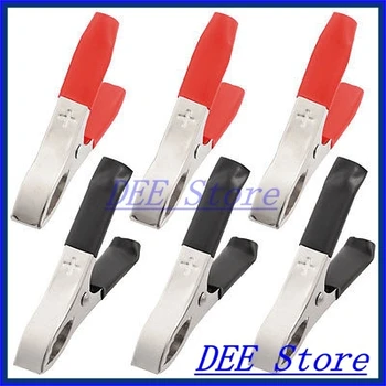 

20x Plastic Cover 75mm Test Probe Alligator Clips Clamps 75mm 30A