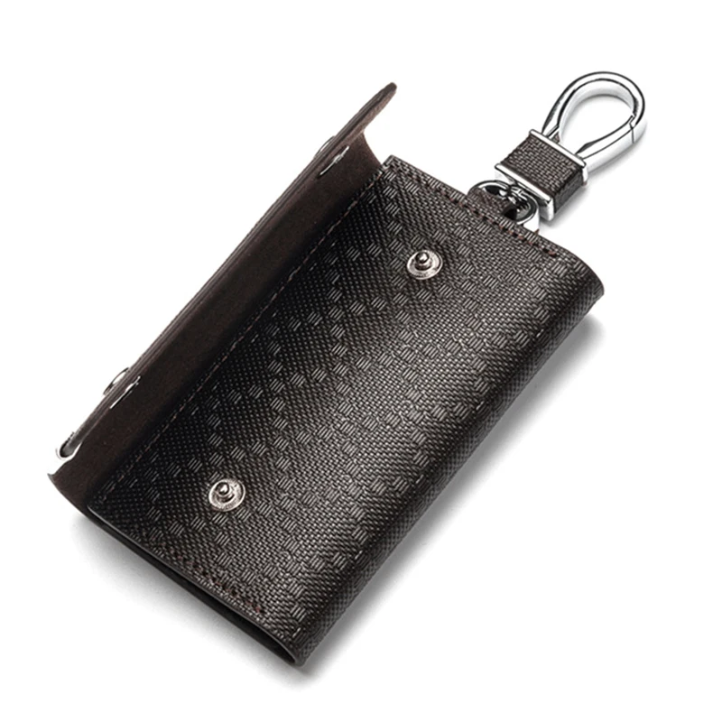 Топ зерна итальянский кожаный брелок для ключей мужской держатель для ключей Органайзер сумка для ключей от автомобиля бумажник ключница чехол для ключей Мини Сумки для кредитных карт